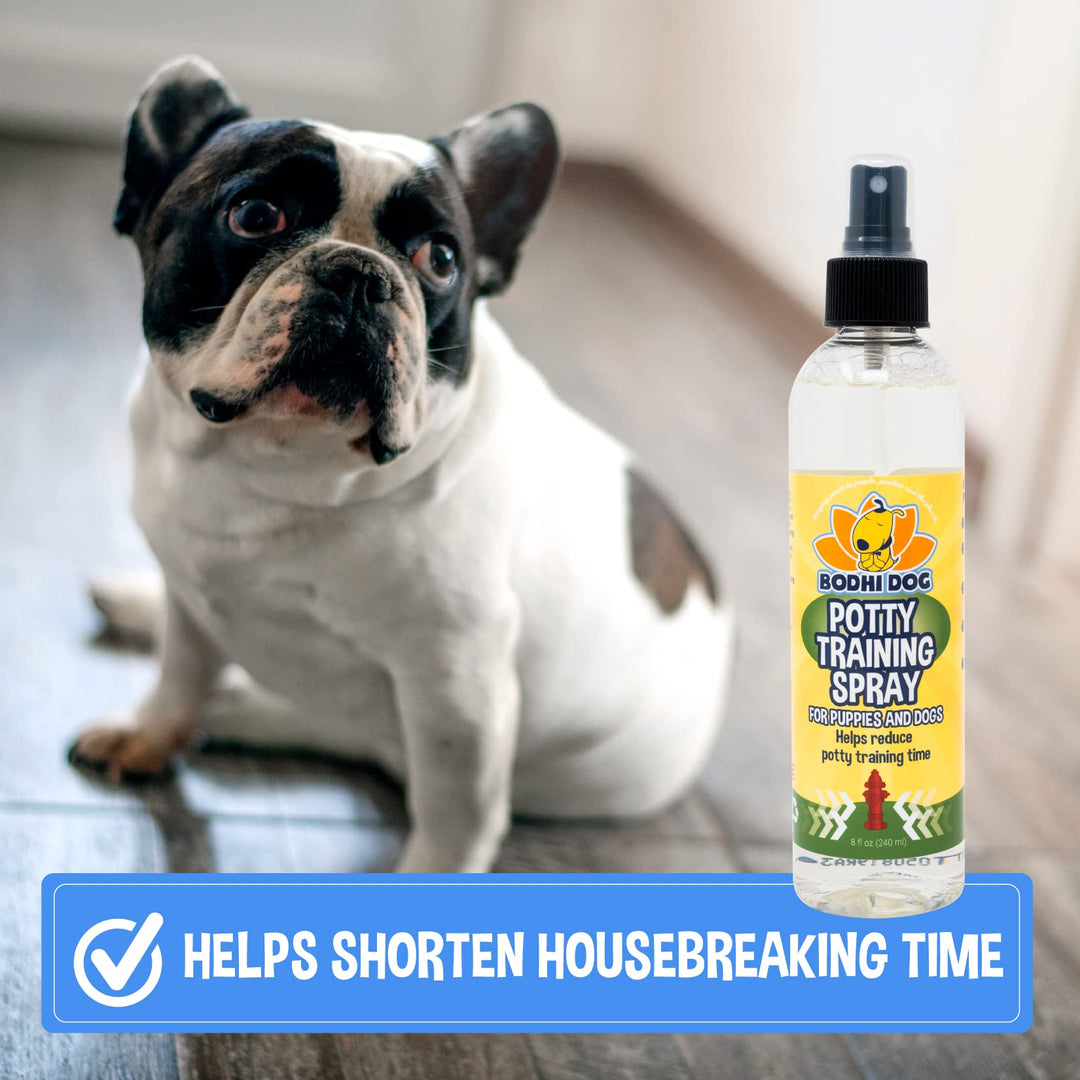 Potty Training Spray - Puppy & Dog Training Aid for Indoor & Outdoor Attractant Spray Use - Encourages Proper Dog Pee Here Habits - Safe for Pets & Home - Made in The USA (8 Fl Oz)
