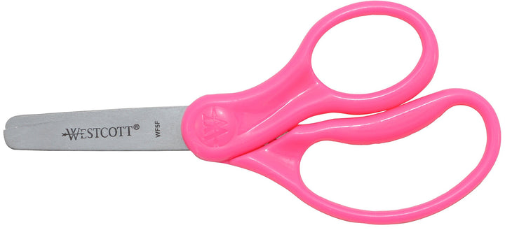 School Left and Right Handed Kids Scissors, 5-Inch, Blunt, Colors Vary (13130)