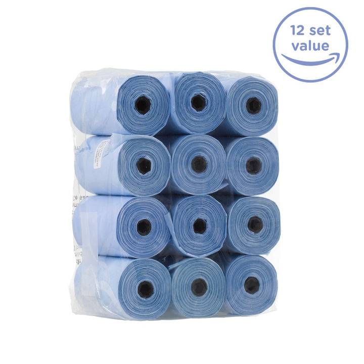 On The Go Waste Disposal Bags Refills Value Pack, Lavender Scented, 12 Roll Refills, Baby On The Go Essentials