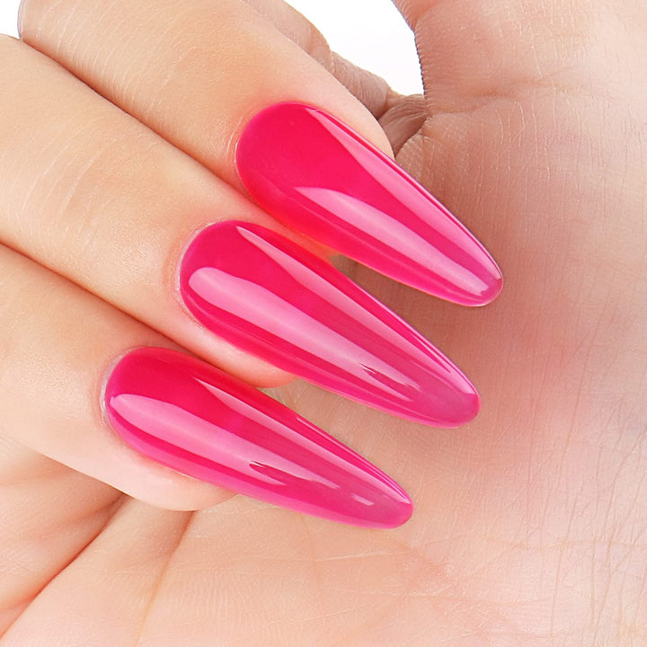 Aimeili Soak Off Uv Led Gel Nail Polish Neon Peachy Pink (056) 10ml