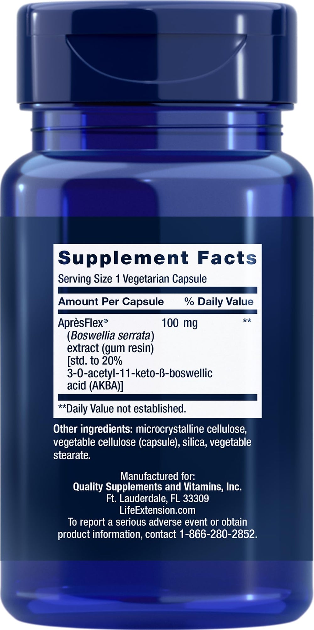 5-LOX Inhibitor with AprèsFlex 100 mg, 60 Vegetarian Capsules (Pack of 3)