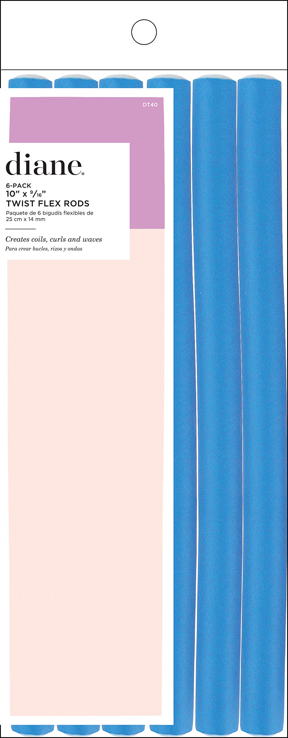 Twist-Flex Rods, Blue, 9/16, 10 Long, 6 Pack