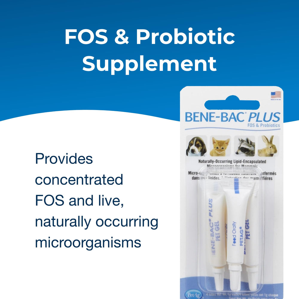 Bene-Bac® Pet Gel 4-Pack - Four 1g tubes