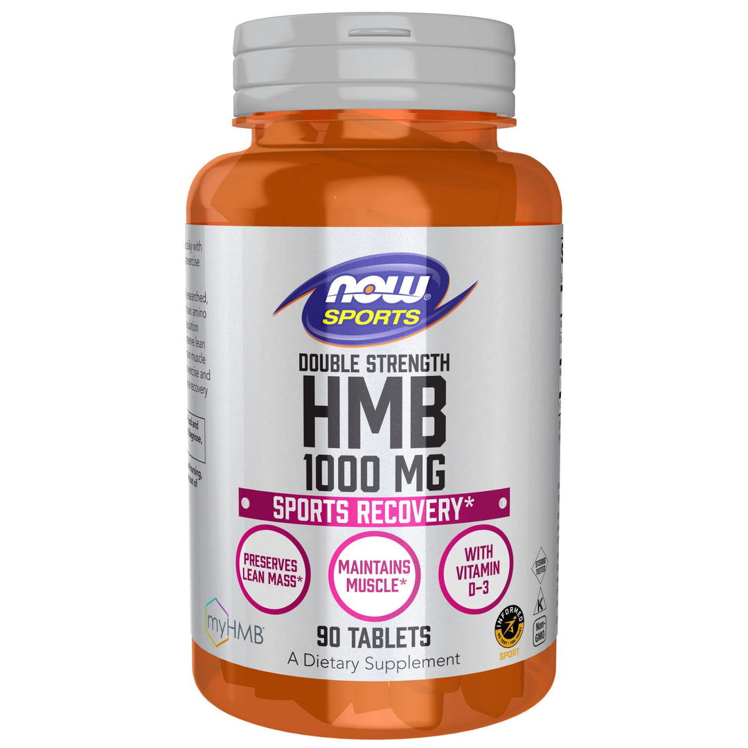 Sports Nutrition, HMB (ß-Hydroxy ß-Methylbutyrate), Double Strength 1,000 mg, 90 Tablets