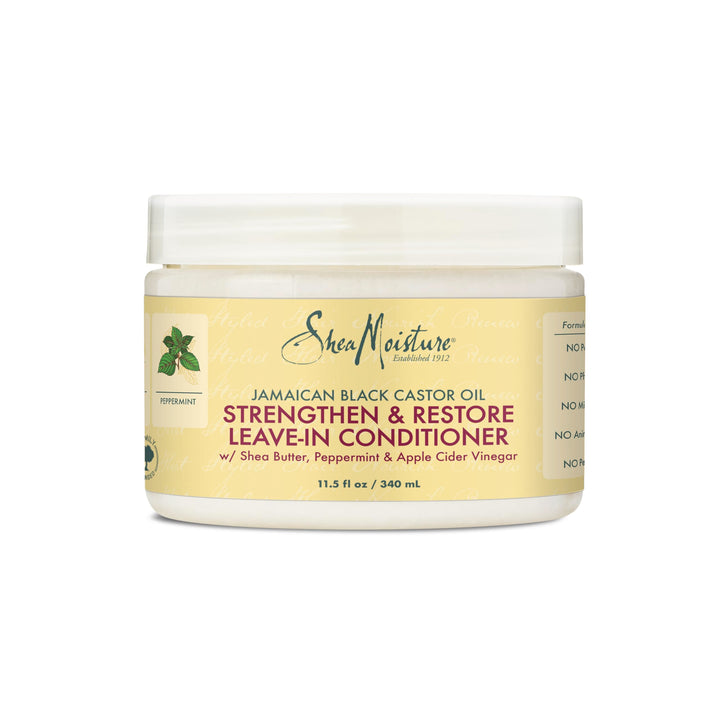 100% Pure Jamaican Black Castor Oil Leave In Conditioner For Damaged Hair and To Soften Detangle Hair 11.5oz