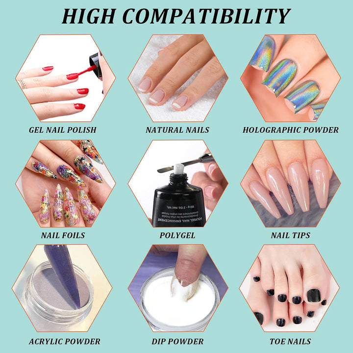 No Wipe Gel Matte Mirror Top Coat Base Coat LED Lamp Needed Quick Dry Long Lasting Gloss Clear Resin Polish Nail Art Glue For Home And Salon Use