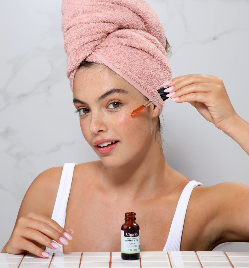 100% Pure Vitamin E Oil for Skin, Hair & Face - 30,000 IU, Non-GMO Verified | Natural D-Alpha Tocopherol