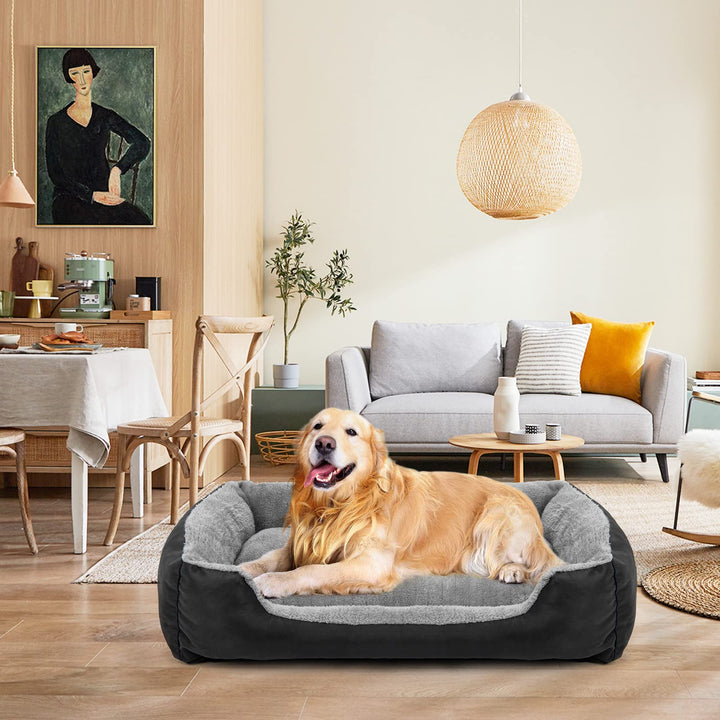 Dog Beds, Washable Pet Mattress Comfortable and Warming Rectangle Bed for Medium and Large Dogs, Cat Pets.