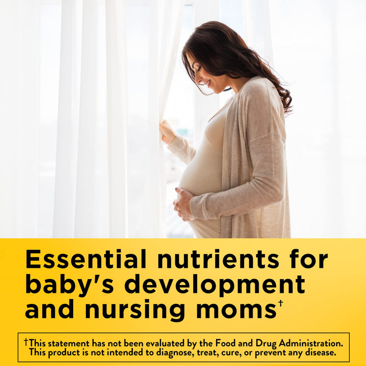 Postnatal Multivitamin + DHA 200 mg, Postnatal Vitamins for Breastfeeding Moms & Babies, Vitamins & Nutrients Include Iron, Vitamin D3, Calcium, Iodine and More, 60 Softgels