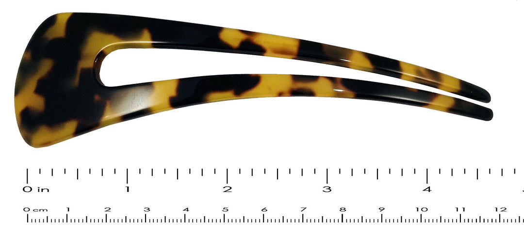 Grace Long Tokyo Large Handmade Cellulose Acetate Chignon Bun Holder U Hair Pin Stick (Tokyo)