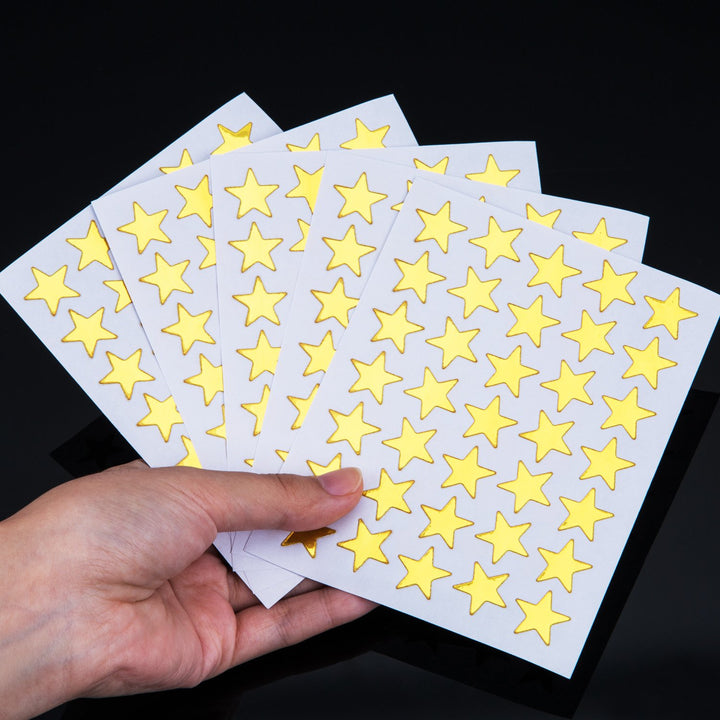 Star Stickers 1750 Count Self-Adhesive Stickers Stars