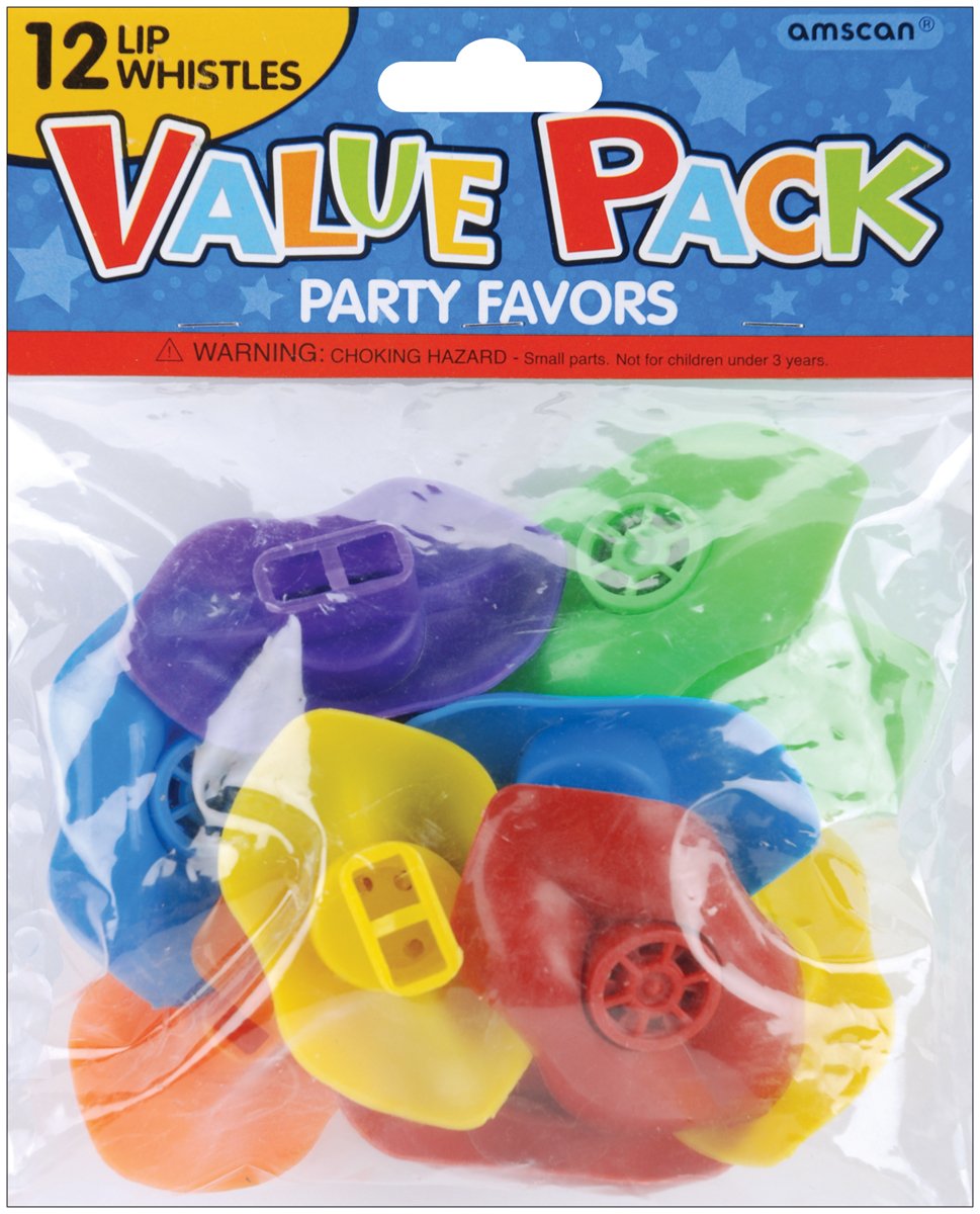 Lip Whistles | Party Favor | Pack of 12