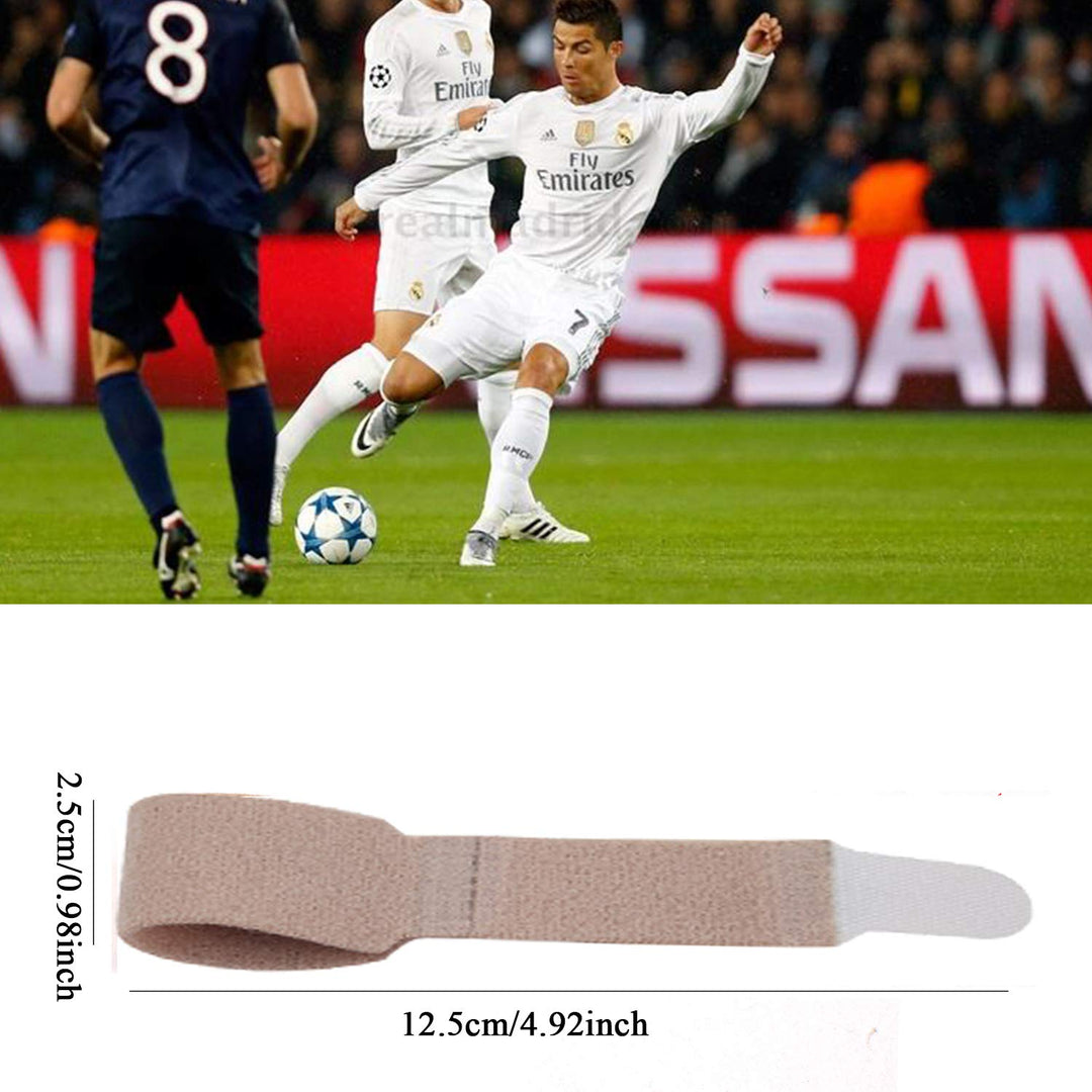 12 Pieces Broken Toe Wraps, Cushioned Bandages, Hammer Toe Separator Splints, Toe Straight, Hammer Toe Wrap, Cushioned Corrector, for Broken Toe, Hammer Toe - L Size