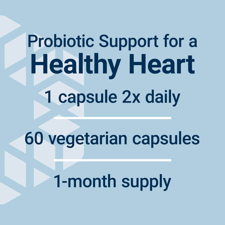 FLORASSIST® Probiotic Heart Health, Lactobacillus reuteri 30242, Promotes Heart Health and Already Healthy Cholesterol Levels, Gluten-Free, Non-GMO, Vegetarian, 60 Capsules