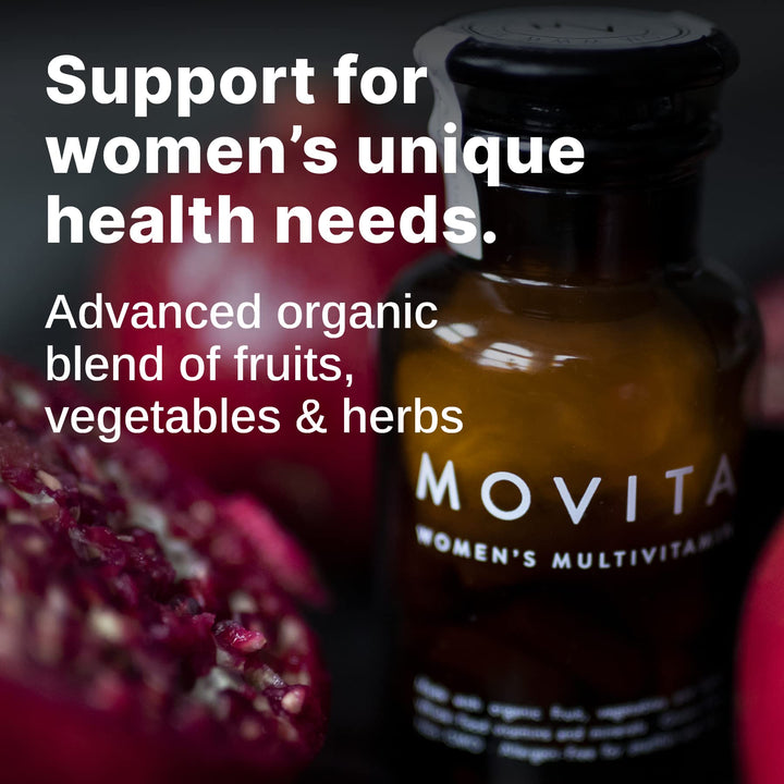Women’s Daily Multivitamin - Organic Fermented Whole Foods for Enhanced Energy, Immunity & Vitality - Vegan, Gluten-Free, Non-GMO - 30-Day Supply (Eco-Friendly Refill Pouch)