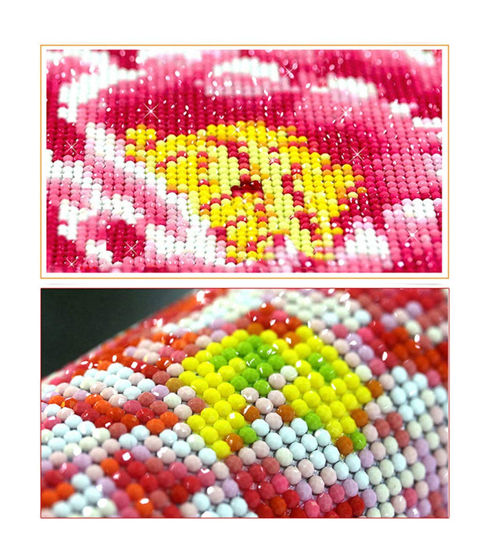 UB 5D Diamond Painting Kits for Adults Large Diamond Art Home DIY Full Drill Embroidery Retro Word Wall Crafts for Living Room Decor Home Sweet Home and Sunflower 14 x 28 in