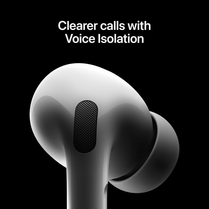 AirPods Pro 2 Wireless Earbuds, Active Noise Cancellation, Hearing Aid Feature, Bluetooth Headphones, Transparency, Personalized Spatial Audio, High-Fidelity Sound, H2 Chip, USB-C Charging