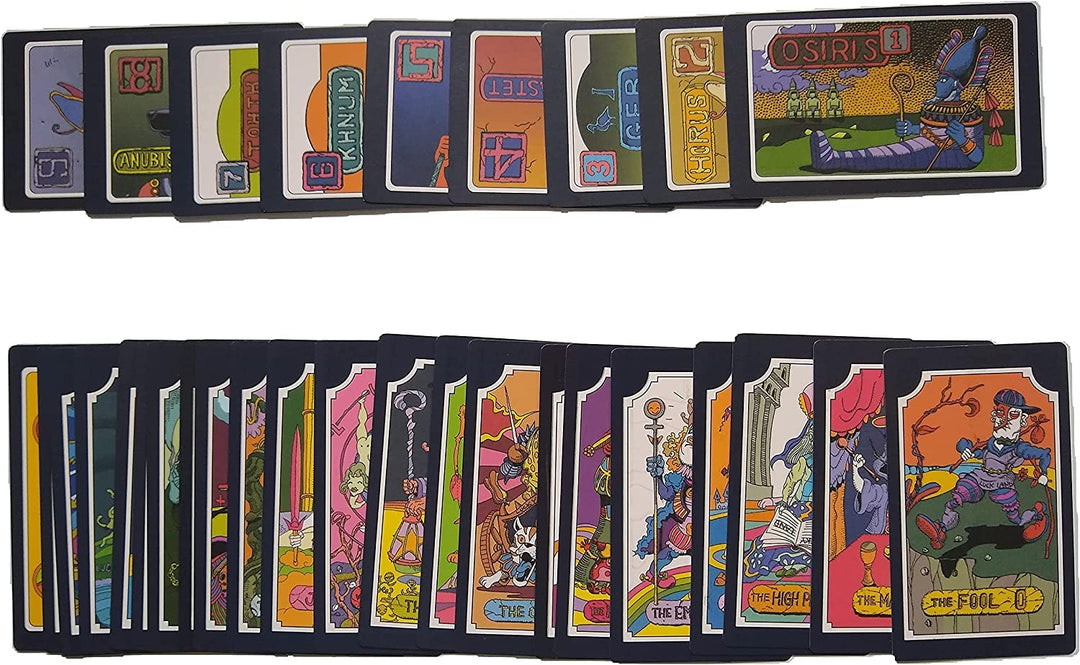 Adventure Anime Tarot Cards - 31 Pcs JoJo Anime Tarot Cards Board Game Divination Entertainment Party Board Game
