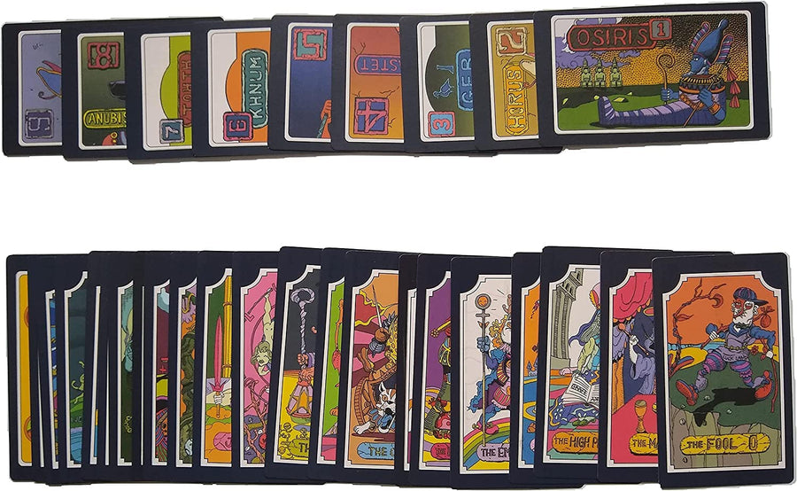 Adventure Anime Tarot Cards - 31 Pcs JoJo Anime Tarot Cards Board Game Divination Entertainment Party Board Game