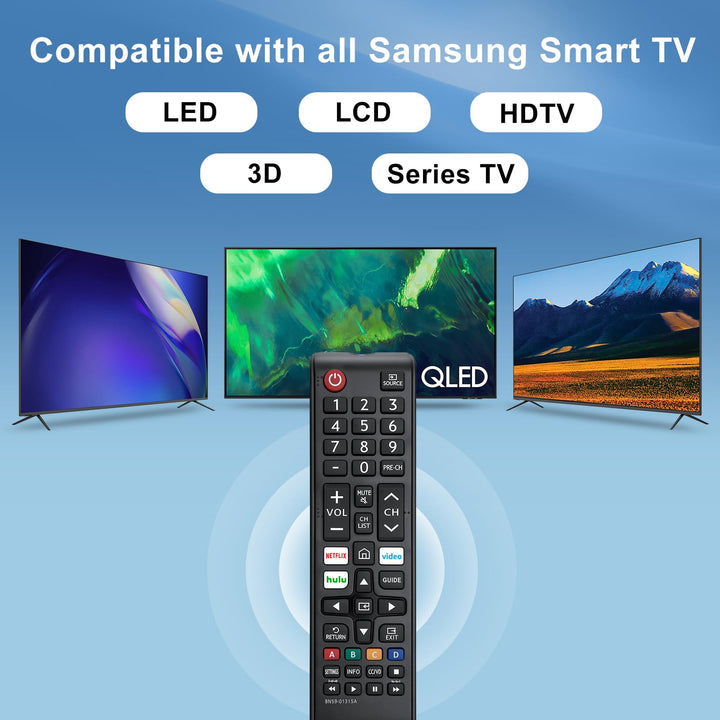 Pack of 2 New Universal Remote for All Samsung TV Remote, Replacement Compatible for All Samsung Smart TV, LED, LCD, HDTV, 3D, Series TV