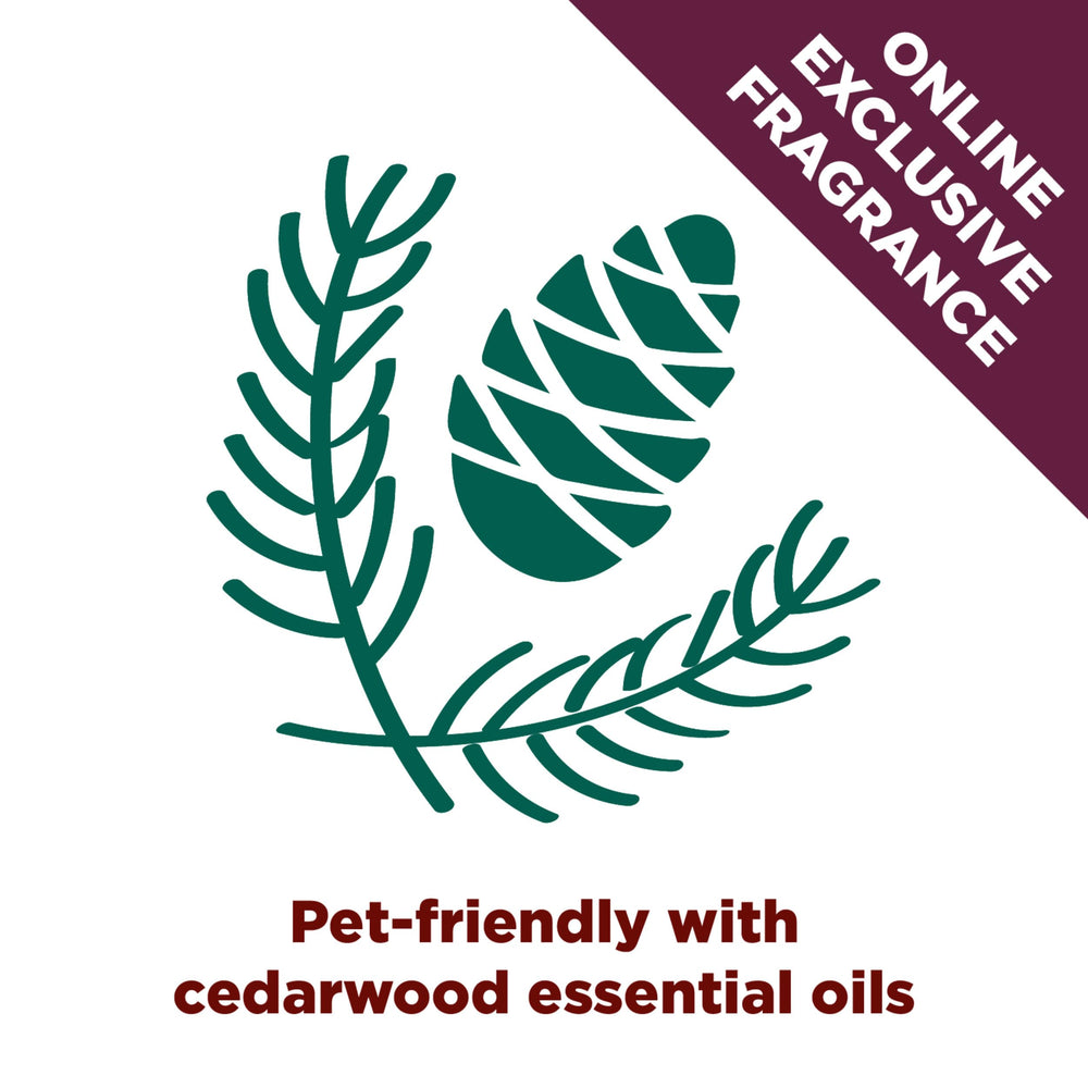 Forever Fresh Clumping Cat Litter Cedarwood, MultiCat 18lb, Pet Friendly with Essential Oils, (Pack of 1)