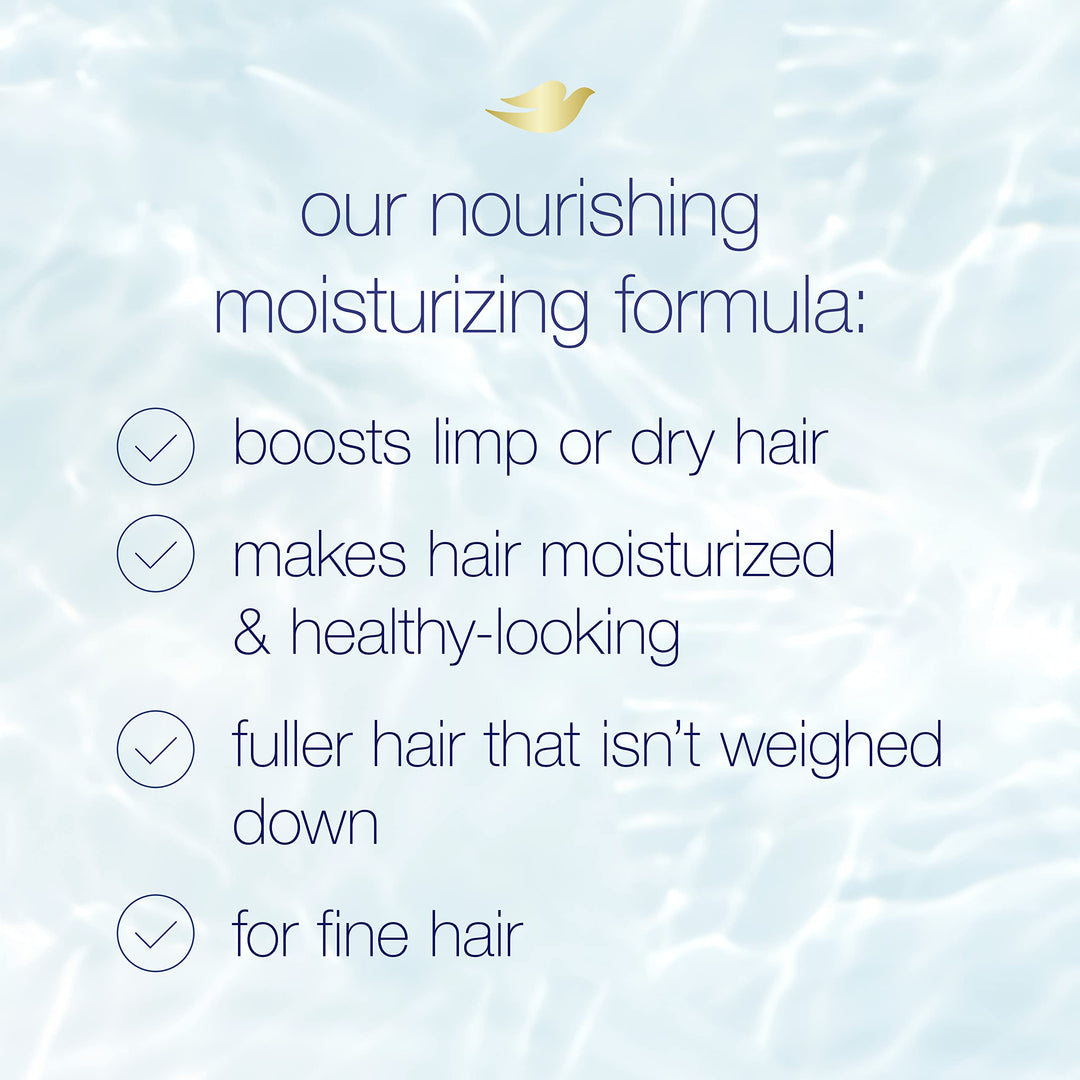 Shampoo for Fine Hair Oxygen Moisture weightless hair care system for 95% more volume in flat hair 12 oz