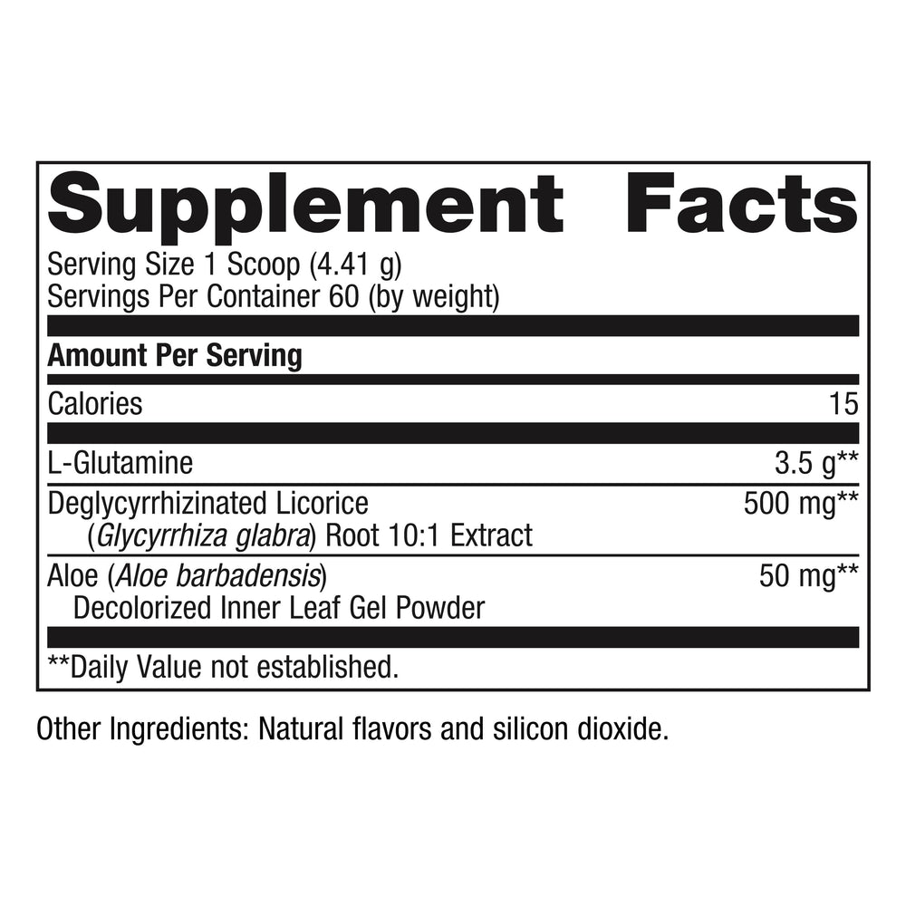 Glutagenics - for Immune Support, Gut Health & Proper Digestion* - with L-Glutamine, Aloe Powder & DGL - Amino Acid Supplement for Men & Women - 60 Servings - 9.33 Oz
