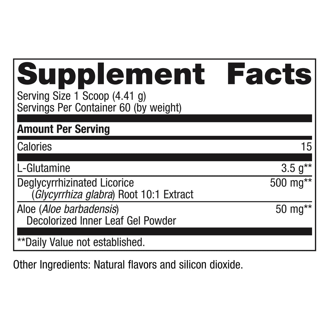 Glutagenics - for Immune Support, Gut Health & Proper Digestion* - with L-Glutamine, Aloe Powder & DGL - Amino Acid Supplement for Men & Women - 60 Servings - 9.33 Oz