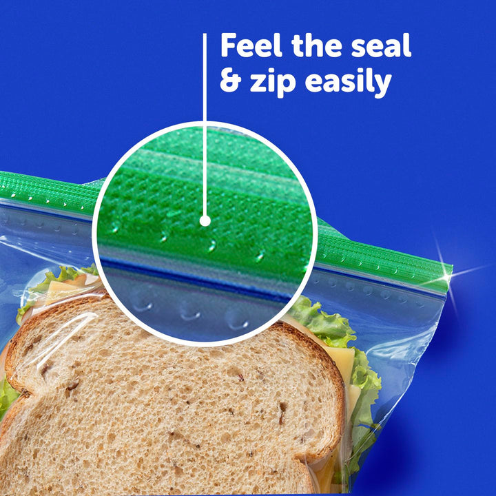 SANDWICH SEAL TOP BAGS, 8 X 7, CLEAR, 30/BOX