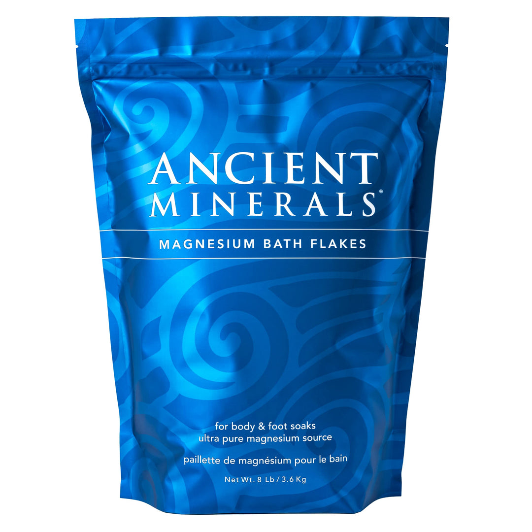 Magnesium Bath Flakes - Bathing Alternative to Epsom Salt - Soak in Natural Salts - High-Absorption Efficiency for Relaxation, Wellness & Muscle Relief - 8 lbs