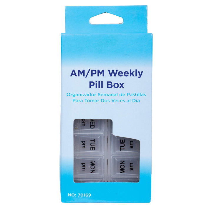 ECONOMY AM/PM WEEKLY PILL BOX BRAND NEW GREAT GIFT.