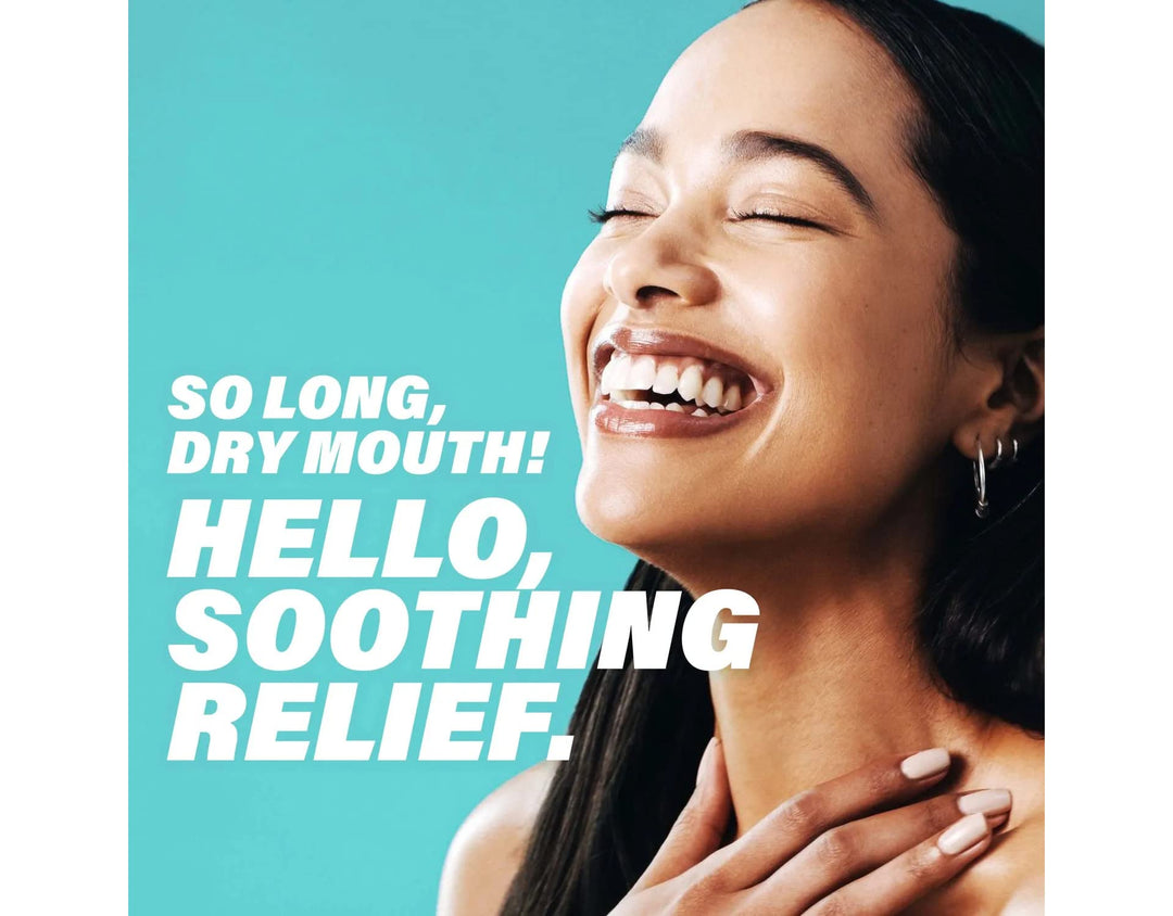 Dry Mouth Moisturizing Gum, Soothing Mint, Sugar Free, 20 Count (Pack of 3)