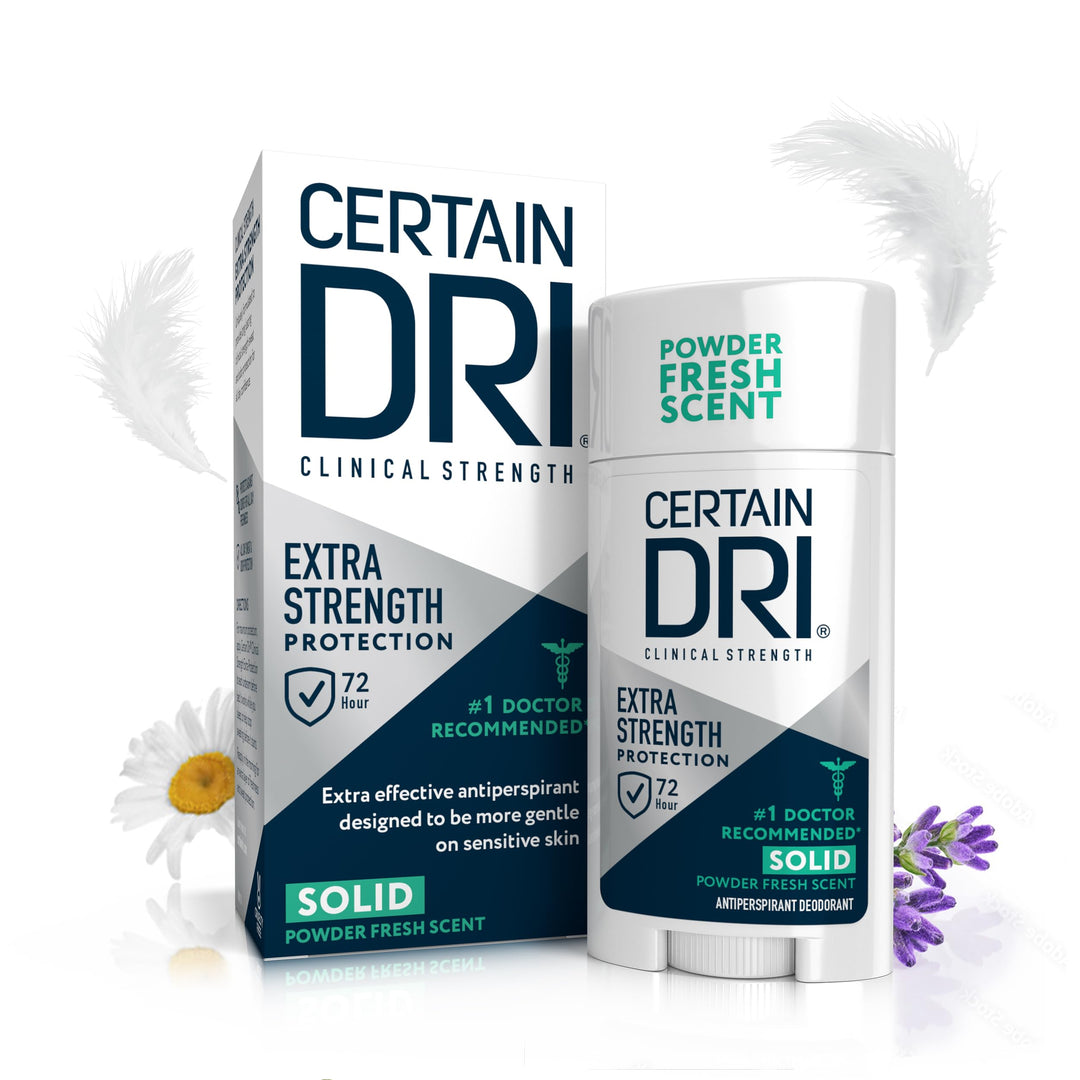 Antiperspirant Deodorant | Extra Strength Clinical | All Day Protection Against Odor and Sweating | Solid | 1.7 oz.