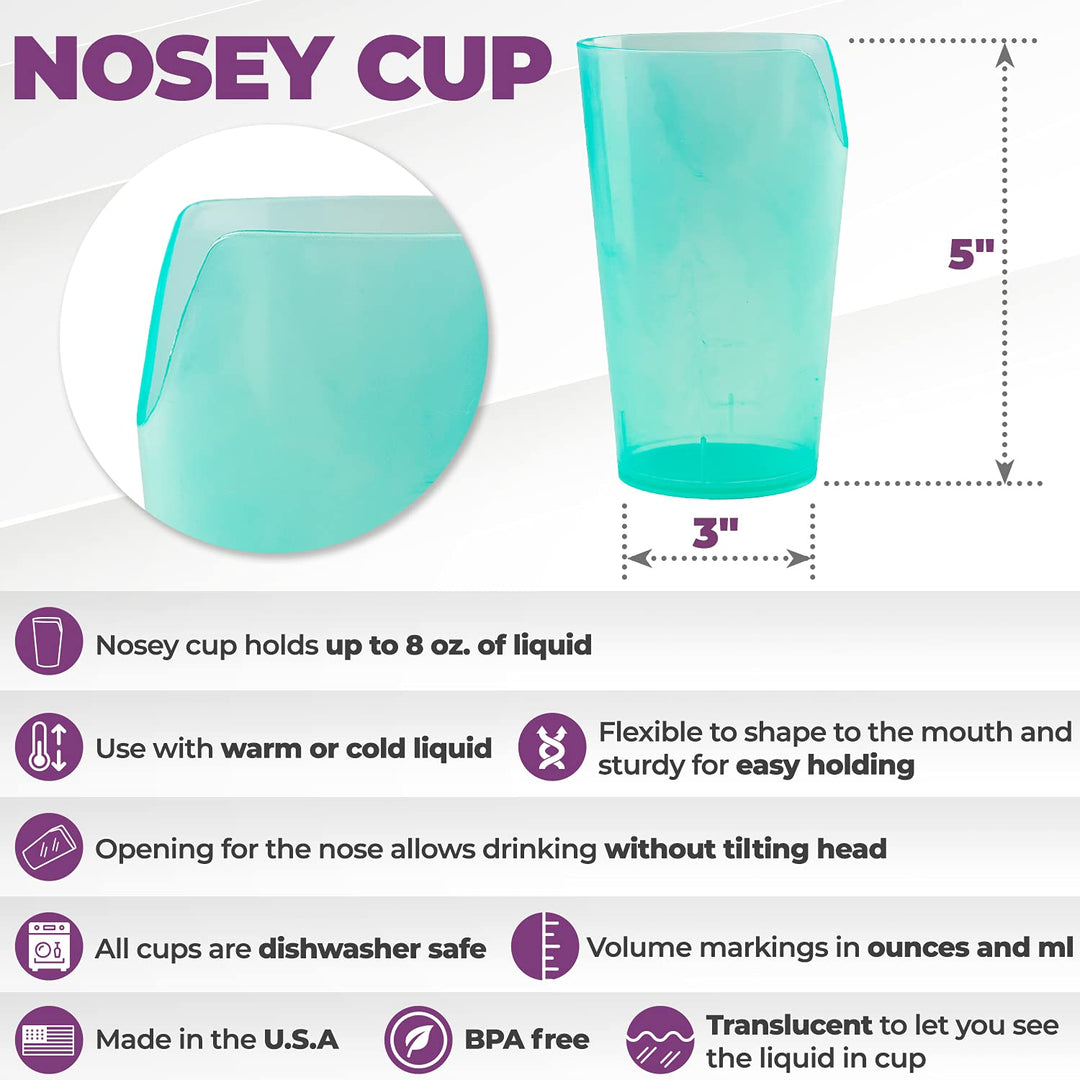 Nosey Cup 8oz - 3 Pack