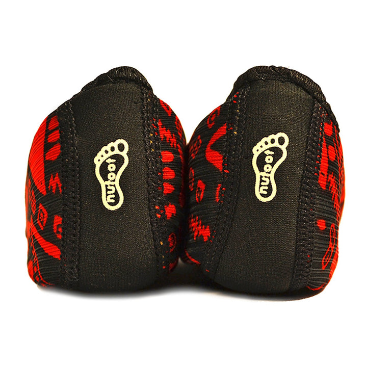 Fuzzies Slipper, Red Aztec, Medium