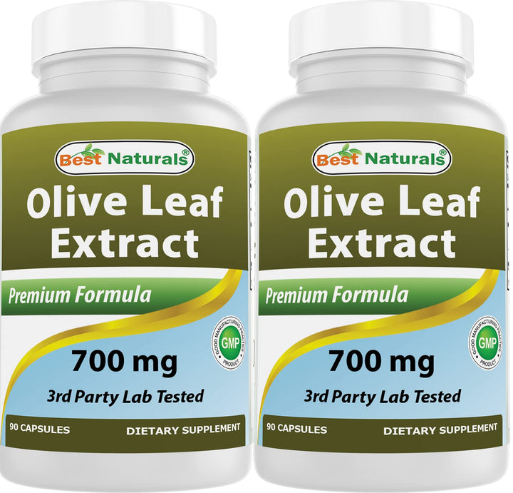 2 Pack Olive Leaf Extract 700mg 90 Capsules (Total 180 Capsules)