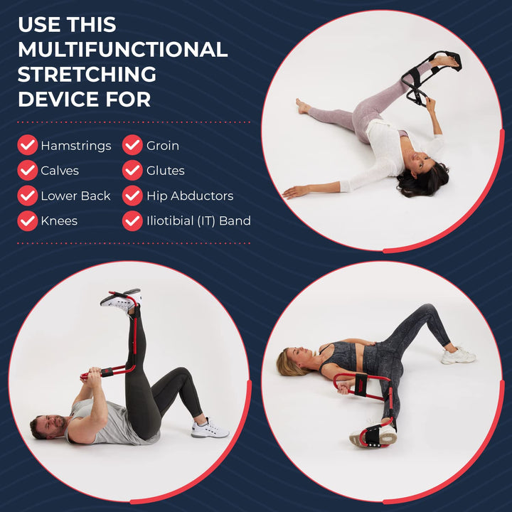 - The Original Hamstring, Lower Back & Calf Stretching Device - Ultimate Pain Relief & Deep Knee Extension Tool - Ideal Stretch Hamstring Stretcher Machine for Enhanced Flexibility