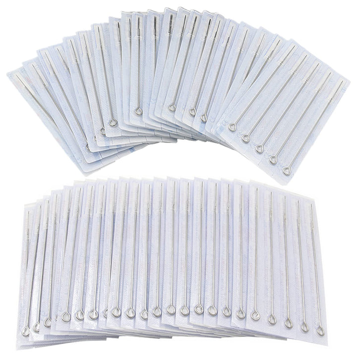 Tattoo Needles Set - 50Pcs Mixed Disposable Sterile Tattoo Guns Needles 3rl 5rl 7rl 9rl 5rs 7rs 9rs 5m1 7m1 9m1 Used For Tattoo Machine Tattoo Kit Tattoo Supplies
