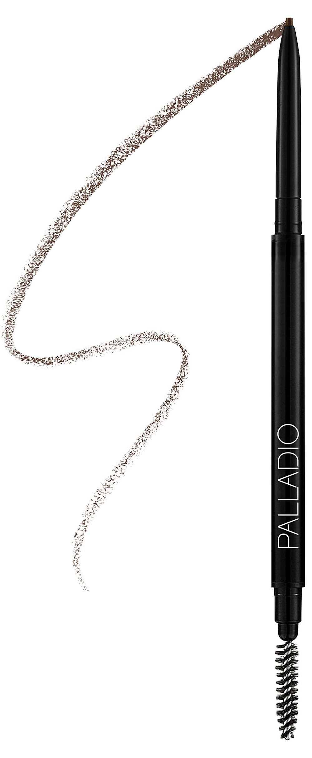 Beauty Brow Definer Pencil, Black Brown, Ultra Precise Twist-Up Eye Brow Pencil with Long-Staying Power, Spooley Brush Blends Color for Natural Finish, No Eyebrow Pencil Sharpener Required