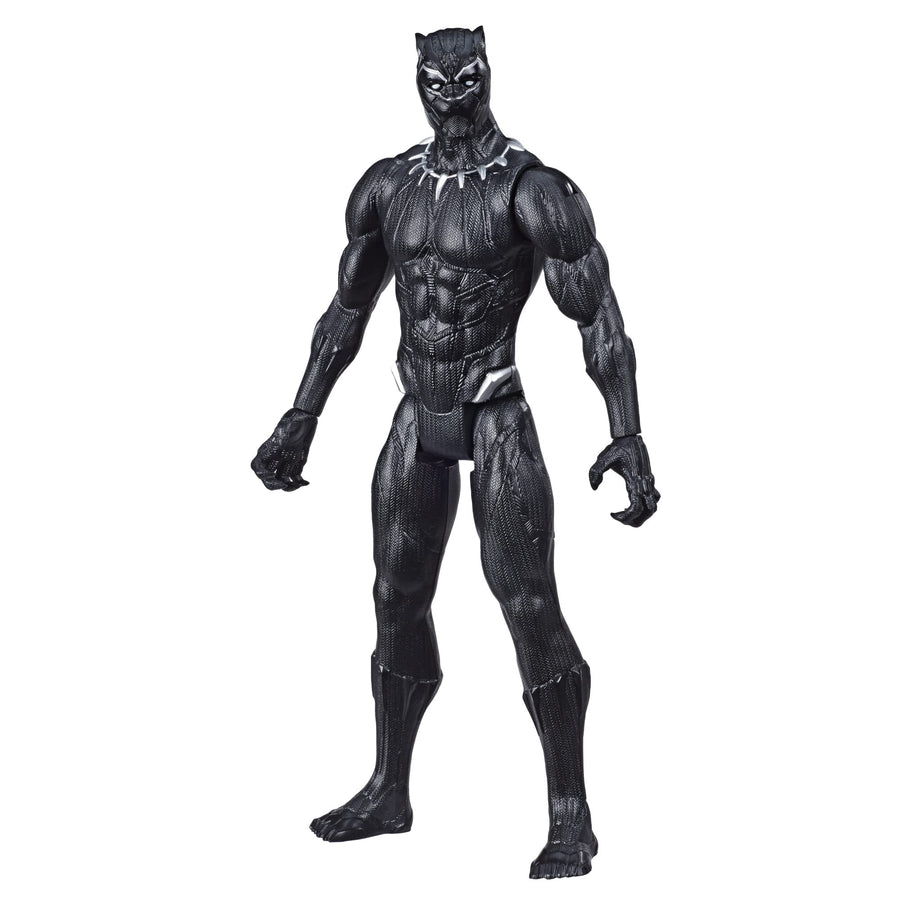 Marvel Titan Hero Series Black Panther Action Figure, 12-Inch Toy, Inspired by Marvel Universe, for Kids Ages 4 and Up