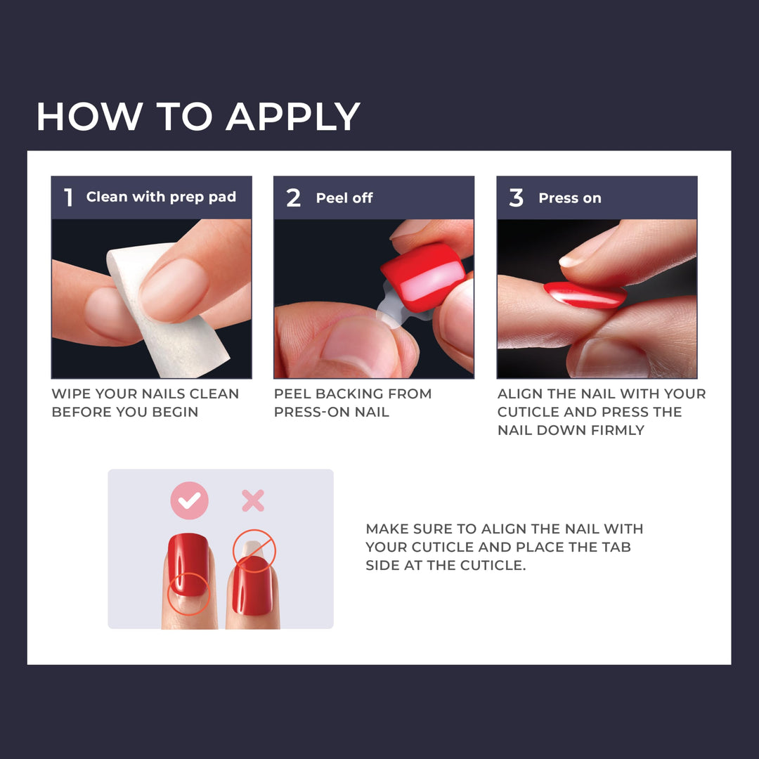 Press-on Manicure - One More Chance