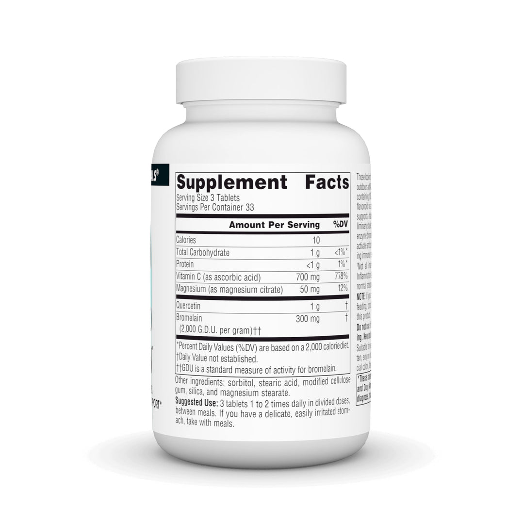 Activated Quercetin - Plant-Derived Bioflavonoid Complex - Seasonal & Immune Defense - 100 Vegetarian FriendlyTablets