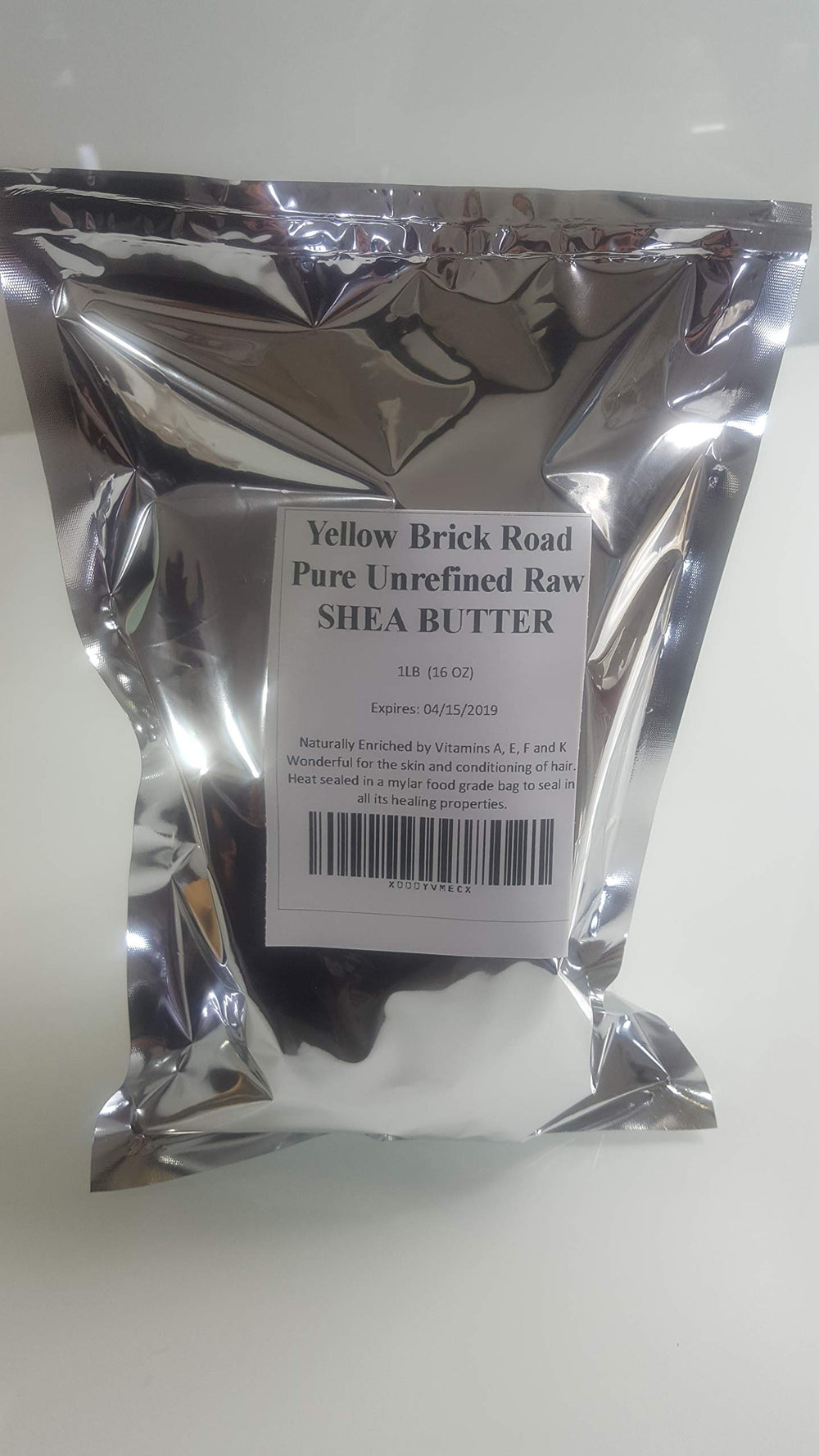100% Raw Unrefined Shea Butter-African Grade a Ivory 1 Pound (16oz)…