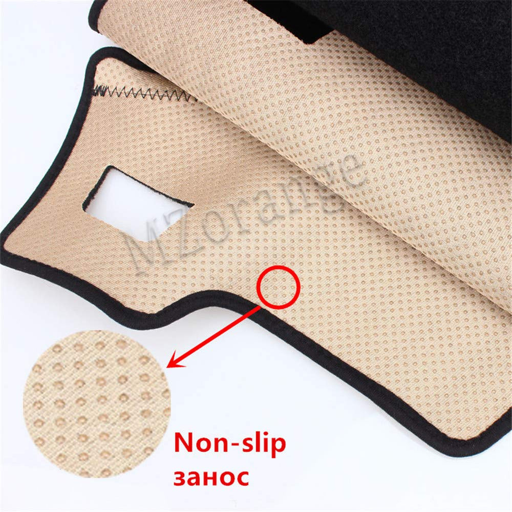 Dashboard Cover Dash Cover Mat For Toyota Land Cruiser Prado For Lexus GX470 J120 2003 2004 2005 2006 2007 2008 2009 Anti-UV Anti-slip Anti-Sun Carpet Pad