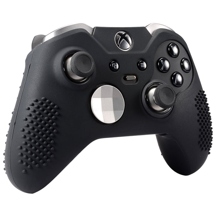 Soft Anti-Slip Silicone Controller Cover Skins Thumb Grips Caps Protective Case for Xbox One Elite - Black