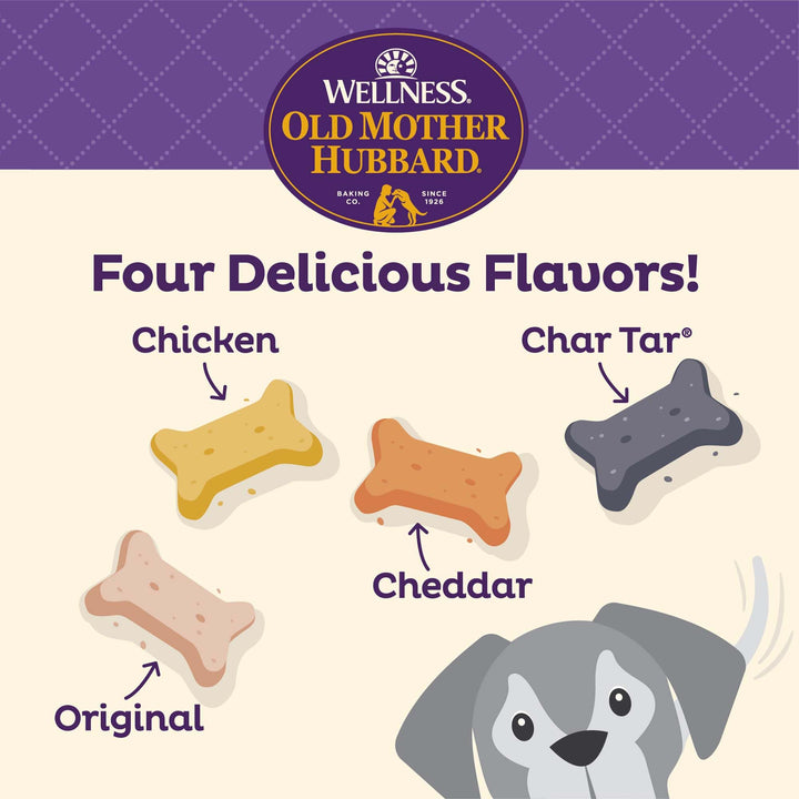 Wellness Original Mix Dog Biscuits, Natural, Training Treats, Four Flavors, Large Size, (3.5 Pound Bag)