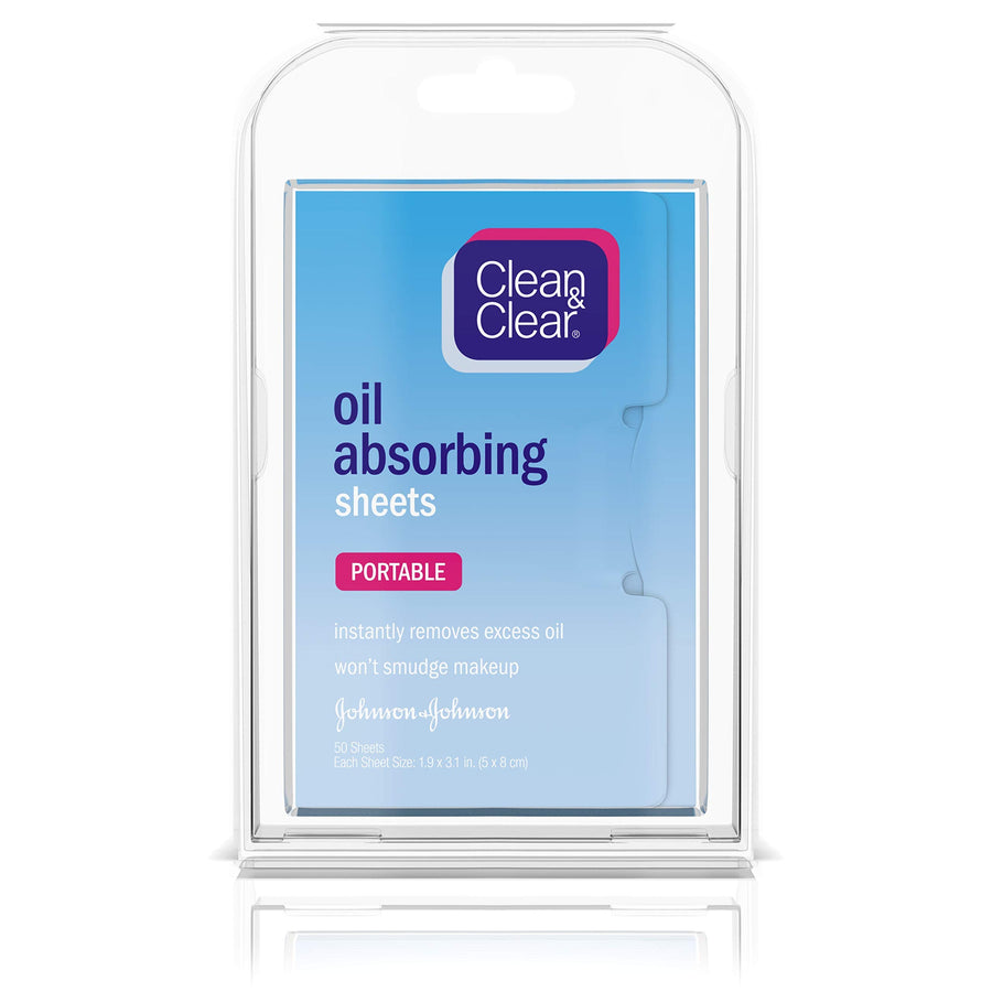 Oil Absorbing Facial Sheets, Portable Blotting Papers for Face and Nose, Blotting Sheets for Oily Skin to Instantly Remove Excess Oil and Shine, Absorbing Blotting Papers, 50 ct