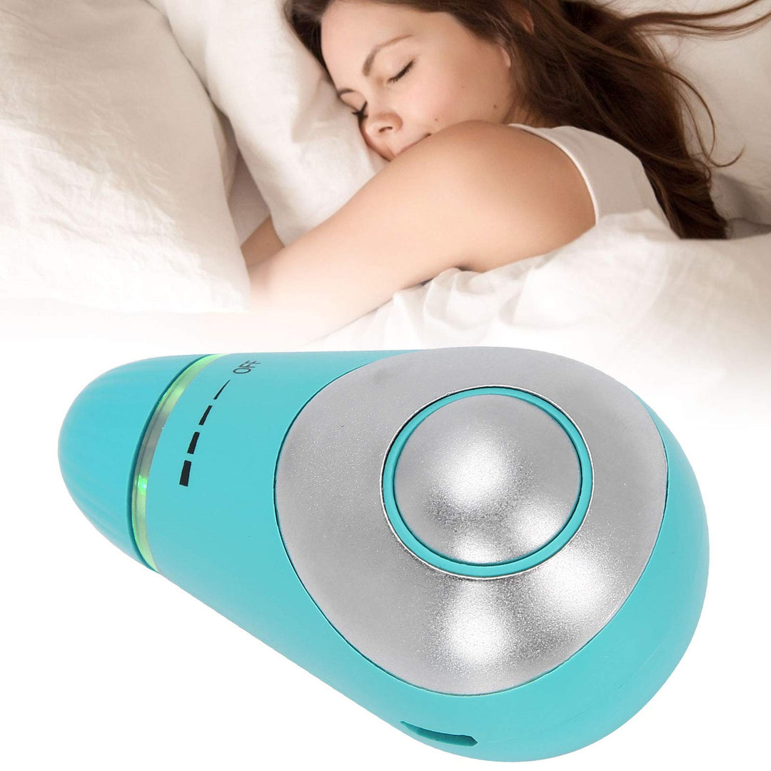 Sleep Aid Machine, Hand held Microcurrent Sleep aid Holding Device Sleeping Aid Sleeping Assistance USB Charging(green)