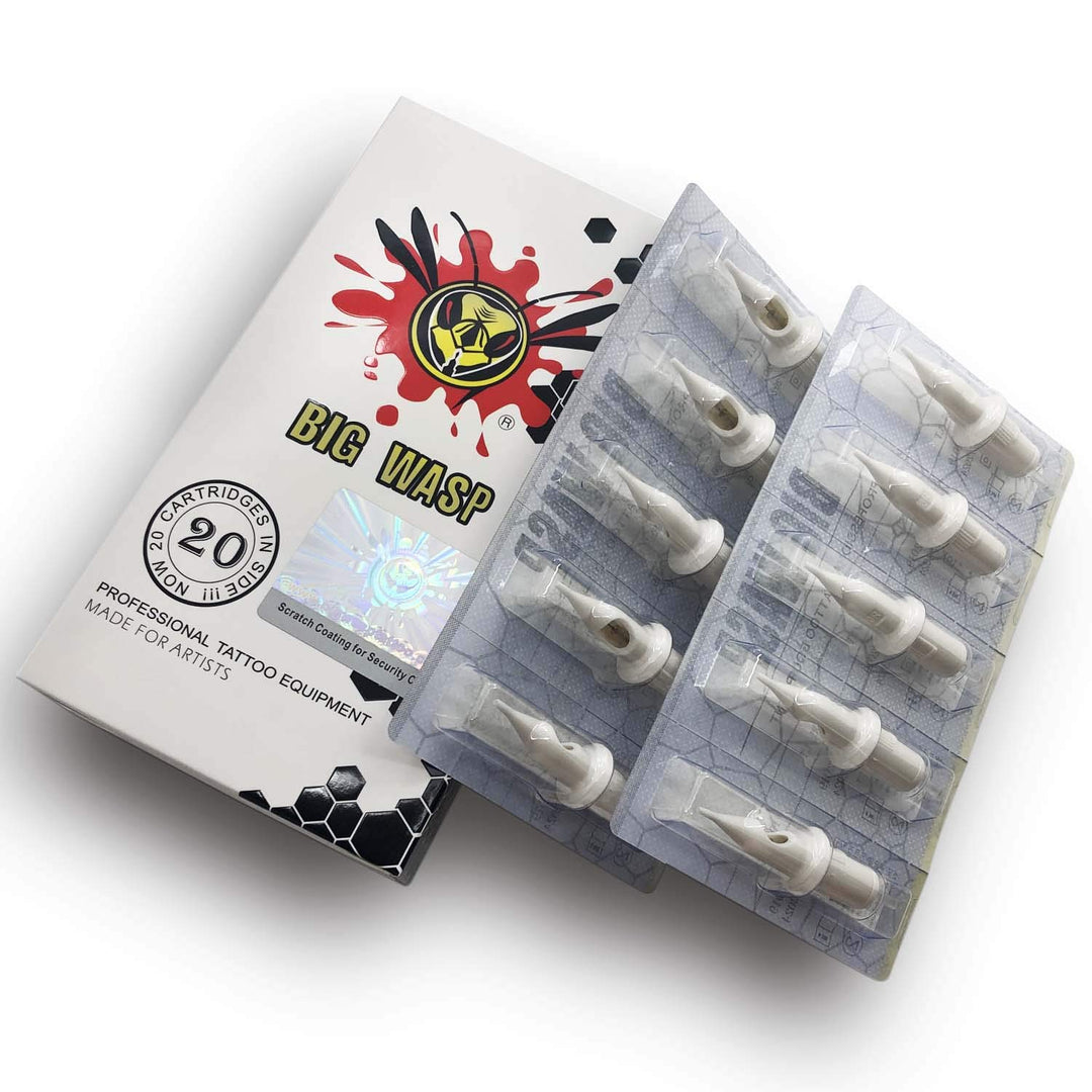 30/13M1 : Professional Disposable Tattoo Needle Cartridge 13 Single Stack Magnum (13M1) 20Pcs