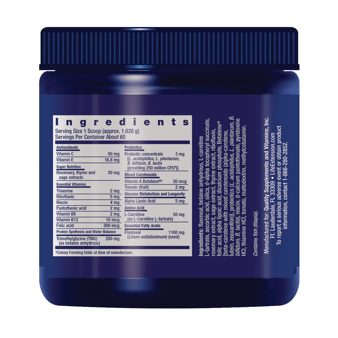Dog Mix - Daily Nutrition Care Supplement Powder for Your Canine Pet - Advanced Formula with Vitamins, Probiotics & Essential Fatty Acids - Gluten-Free, Non-GMO – 100 g, 60 Servings
